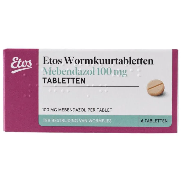 Etos Wormkuurtabletten 100 mg