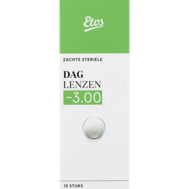 Etos Zachte Daglenzen -3,00 15 stuks