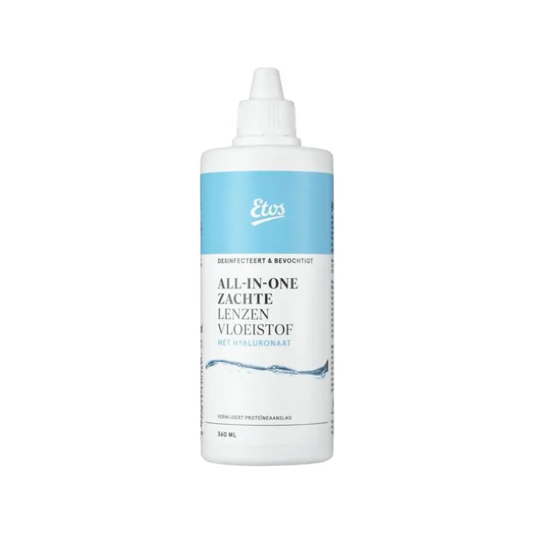 Etos Zachte Lenzen All-in-1 Met Hyaluron Vloeistof 360 ML