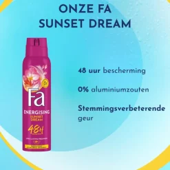 Fa Sunset Love Deodorant Spray 150 ML