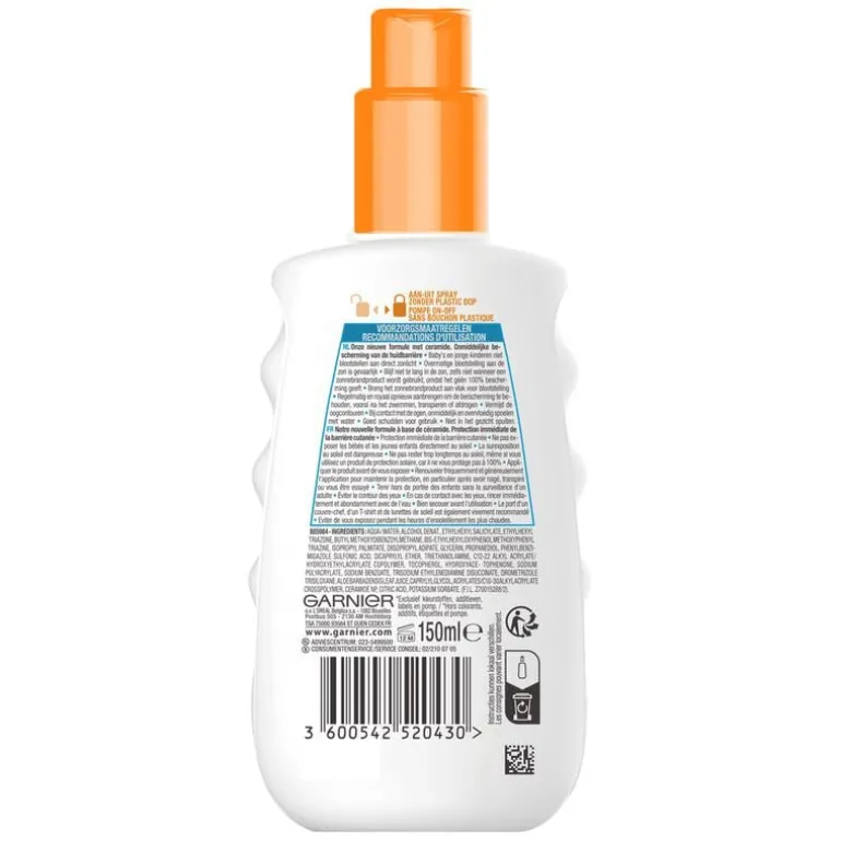 Garnier Ambre Solaire Sensitive Expert Zonnespray SPF50+ 150 ML