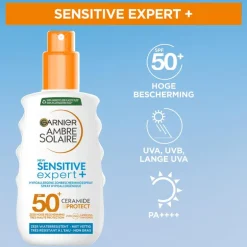 Garnier Ambre Solaire Sensitive Expert Zonnespray SPF50+ 150 ML