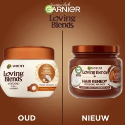 Garnier Loving Blends Kokosmelk & Macadamia Hair Remedy Haarmasker 340 ML