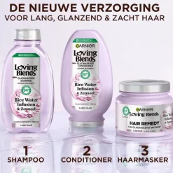 Garnier Loving Blends Rice Water Infusion & Zetmeel Shampoo 300 ML