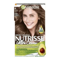 Garnier Nutrisse Crème Permanente Haarverf 6 Natuurlijk Donkerblond