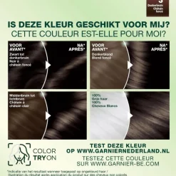 Garnier Nutrisse Crème Permanente Haarverf 3 Donkerbruin