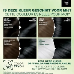 Garnier Nutrisse Crème Permanente Haarverf 1 Zwart