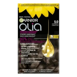 Garnier Olia Permanente Haarverf 5.0 Licht Bruin