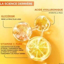 Garnier Skinactive 10% Pure Vit C Anti-Pigment Nachtserum + Hyaluron 30 ML