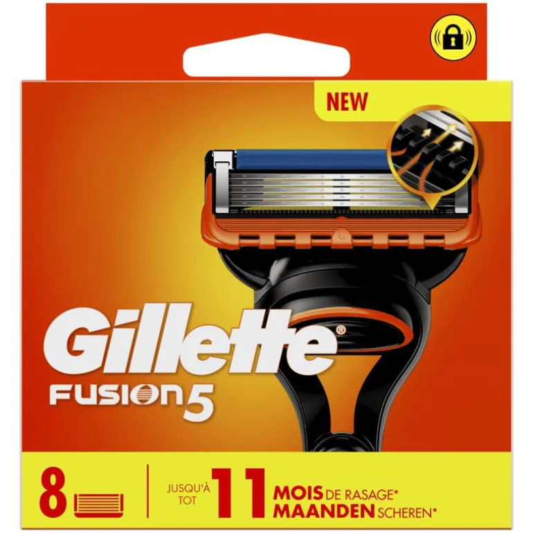 Gillette Fusion5 Navulmesjes 8 Stuks