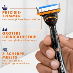 Gillette Fusion5 Power Navulmesjes 4 Stuks
