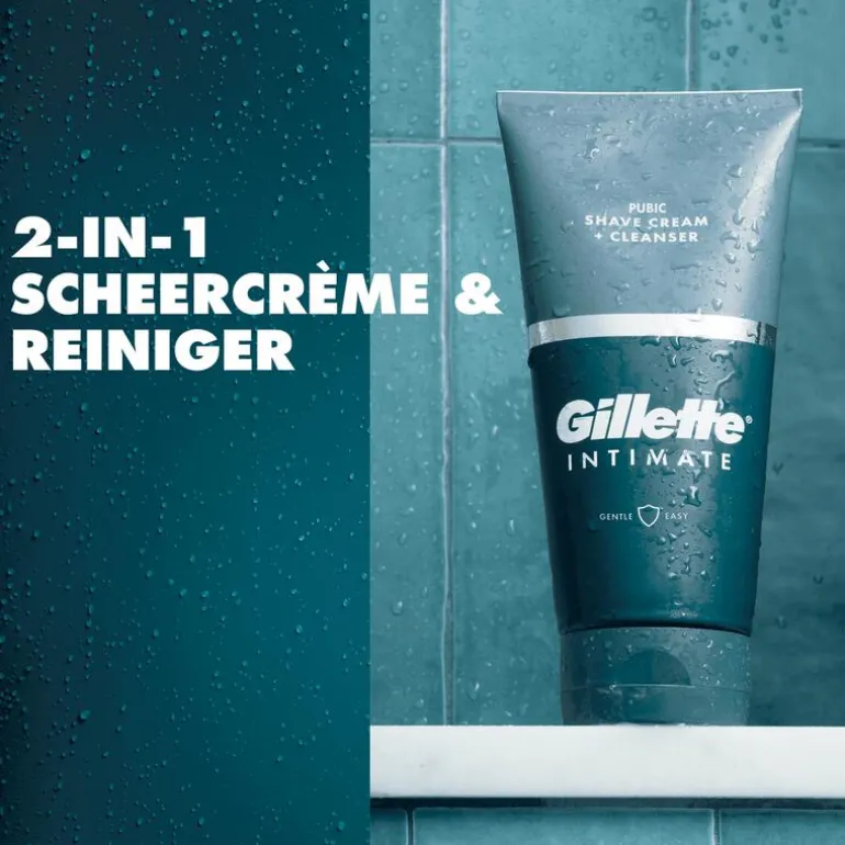Gillette Intimate 2-In-1 Scheercrème & Reiniger Voor Intieme Zone 177 ML