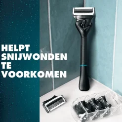 Gillette Intimate Scheersysteem Voor Intieme Zone Met 2 Navulmesjes En Douchehaak