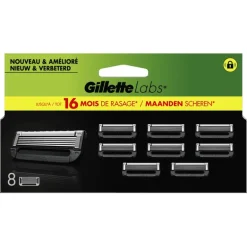 GilletteLabs Navulmesjes 8 Stuks