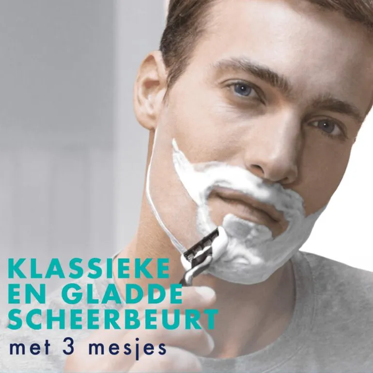 Gillette Mach3 Scheersysteem Met 3 Navulmesjes