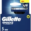 Gillette Mach3 Turbo Navulmesjes 5 Stuks
