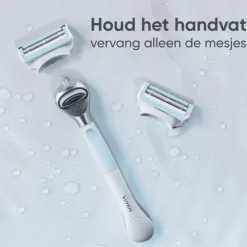 Gillette Venus Voor Huid En Schaamhaar Aloe Vera Navulmesjes 8 Stuks