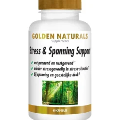 Golden Natirals Stress & Ontspanning Support Capsules 60 stuks