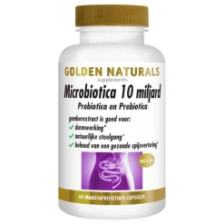 Golden Naturals Microbiotica 10 Miljard Capsules 60 stuks
