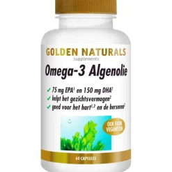 Golden Naturals Omega-3 Algenolie Capsules 60 stuks