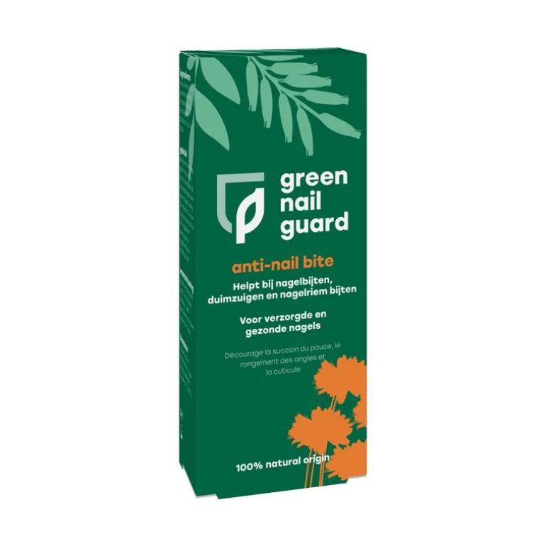 Green nail guard anti-nail bite