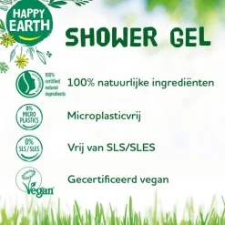 Happy Earth 100% Natuurlijke Shower Gel Floral Patchouli