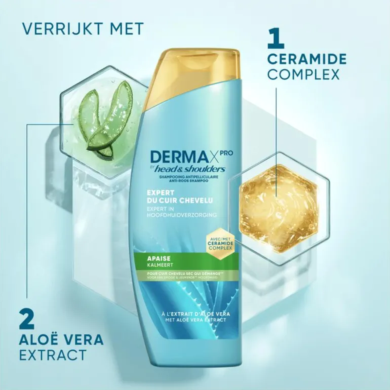 Head & Shoulders Derma X Pro Kalmeert Anti-Roos Shampoo 250 ML