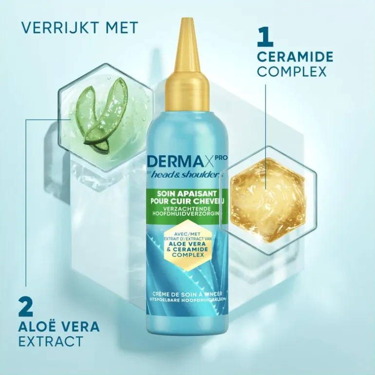 Head & Shoulders Derma X Pro Kalmeert Hoofdhuidbalsem Anti-roos 145 ML