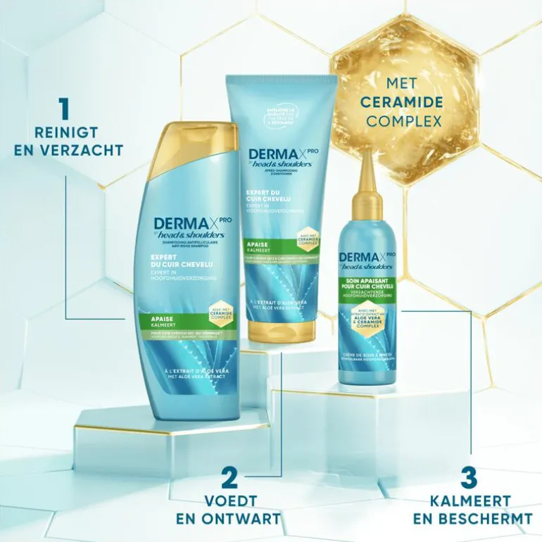 Head & Shoulders Derma X Pro Kalmeert Hoofdhuidbalsem Anti-roos 145 ML