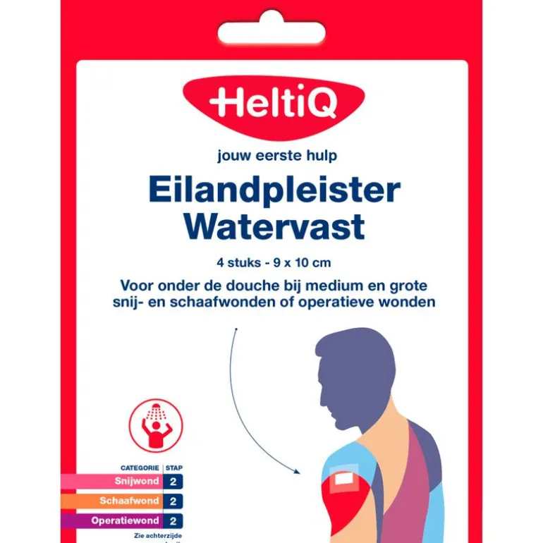 Heltiq watervaste eilandpleister 9x10cm