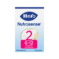 Hero Nutrasense Classic Opvolgmelk 2 (6-12m) met melkvet 700 GR