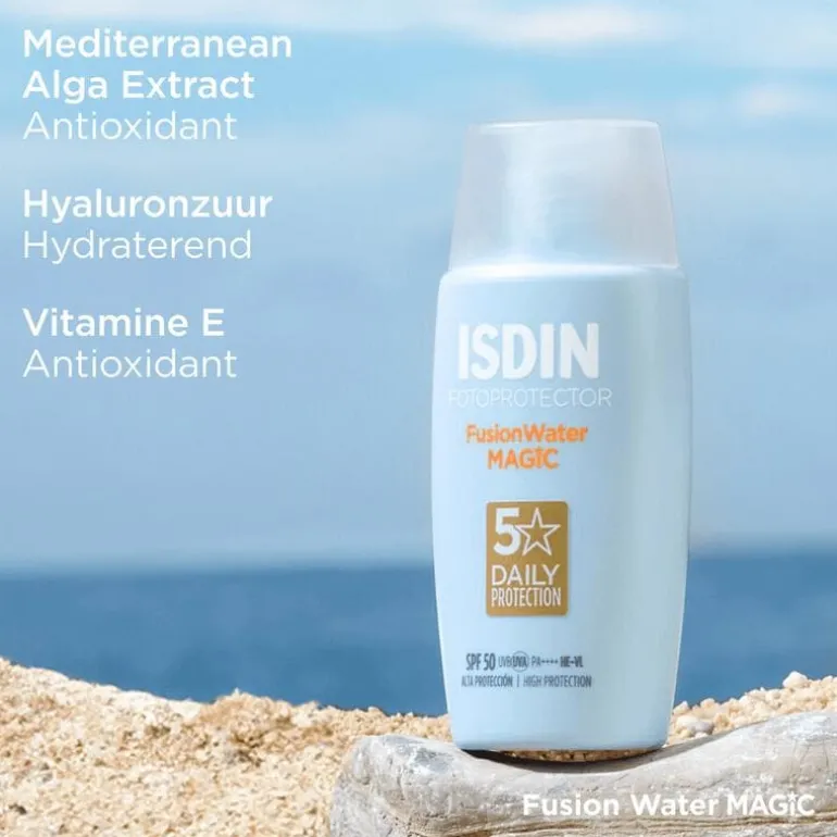 ISDIN Fotoprotector Fusion Water Magic Zonnebrand Gezicht SPF50 50 ML