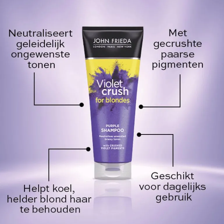 John Frieda Violet Crush Purple Shampoo 250 ML