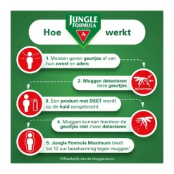 Jungle Formula Anti Muggenroller Maximum 50% DEET 50 ML