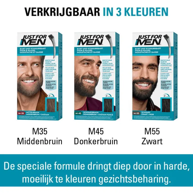 Just For Men Snor & Baard Middenbruin M35