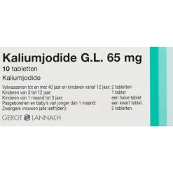 Kaliumjodide 10 stuks