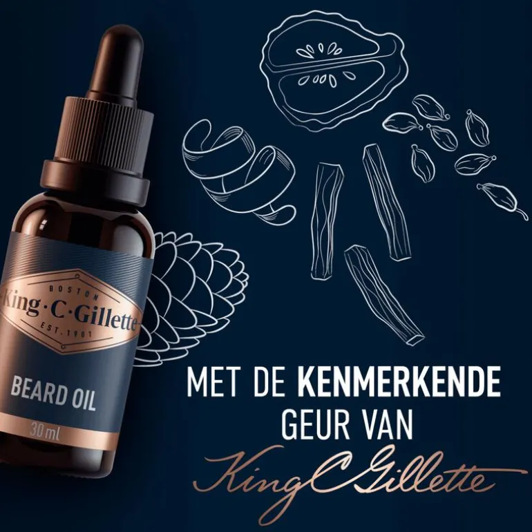 King C. Gillette Baardolie 30 ML