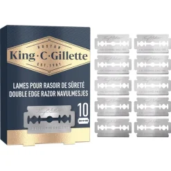 King C. Gillette Double Edge Razor Navulmesjes 10 Stuks