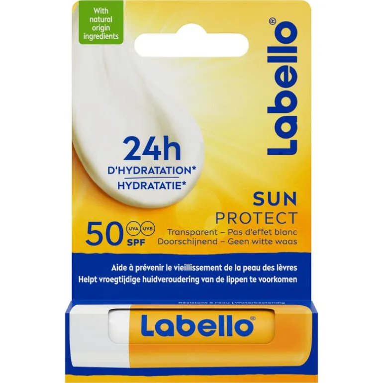 Labello Sun Protect Lippenbalsem 24u Hydratatie SPF 50 1 Stuk