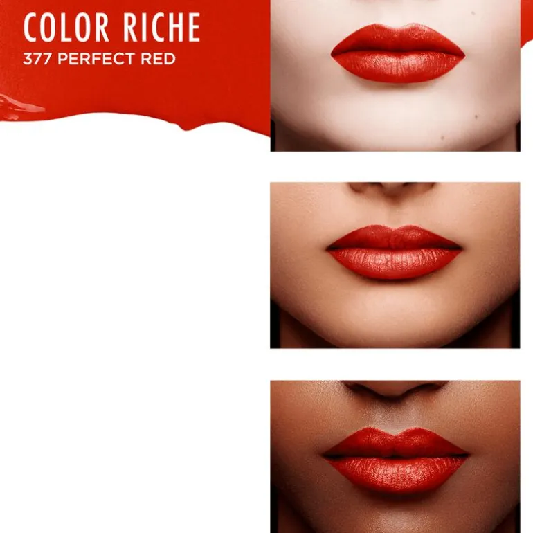 L'Oréal Paris Color Riche Satin 377 Perfect Red Lippenstift 4,5 GR