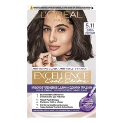 L'Oréal Paris Excellence Cool Creams Permanente Haarverf 5.11 Ultra Ash Lichtbruin