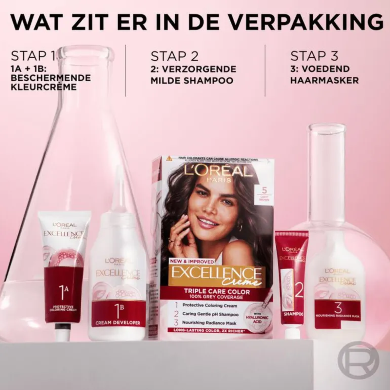 L'Oréal Paris Excellence Crème Verzorgende Crèmekleuring 8 Licht Blond