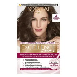 L'Oréal Paris Excellence Crème Verzorgende Crèmekleuring 4 Middenbruin