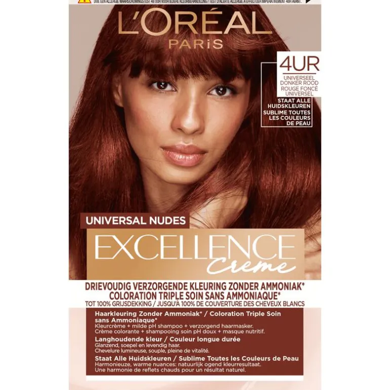 L'Oréal Paris Excellence Universal Nudes 4UR Middenrood