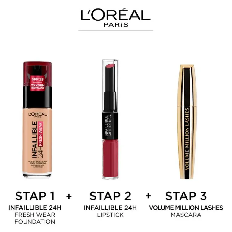 L'Oréal Paris Infaillible 24H Lippenstift 804 Metroproof Rose