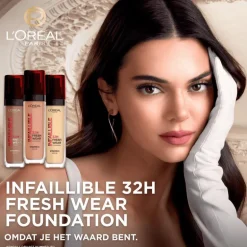 L'Oréal Paris Infaillible 32HR Fresh Wear 320 Caramel Foundation met SPF25 30 ML