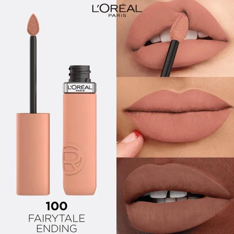 L'Oréal Paris Matte Resistance Lipstick 100 Fairytale Ending