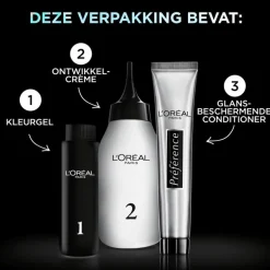 L'Oréal Paris Préférence Vivids Permanente Haarverf 9.11 Smokey Grey