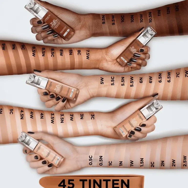L'Oréal Paris True Match Foundation 12N Ebony SPF16
