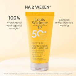 Louis Widmer Face Sun Protection Anti-Ageing SPF50+ Licht Geparfumeerd 50 ML